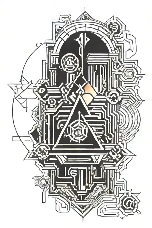 Angkor Wat tattoo design idea