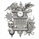 number cruncher accounting  tattoo design idea