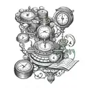 number cruncher accounting  tattoo design idea