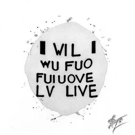 "I will fuck you till you love me faggot" written in cursive calligraphy. tattoo design idea