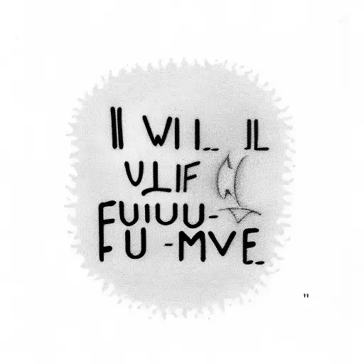 "I will fuck you till you love me faggot" written in cursive calligraphy. tattoo design idea