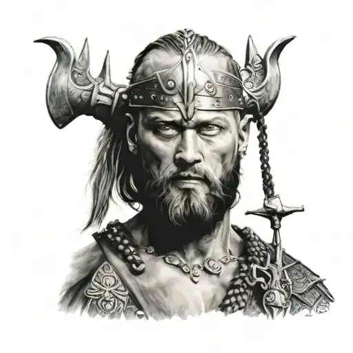 ragnar lothbrok tattoo design idea