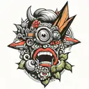 Cyclops tattoo tattoo design idea