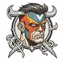 Cyclops x men tattoo tattoo design idea