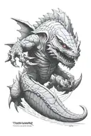 Tidehunter with daedalus tattoo design idea