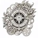 November 2, 1940  -  February 4, 2022 Roman numerals  tattoo design idea
