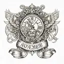 November 2, 1940  -  February 4, 2022 Roman numerals  tattoo design idea