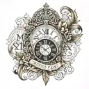 November 2, 1940  -  February 4, 2022 Roman numerals  tattoo design idea