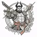 samurai jack tattoo design idea