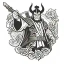 samurai jack tattoo design idea