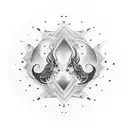 twin flame relationship  tattoo design idea