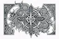 cross, Naruto related tatto tattoo design idea