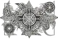 cross, Naruto related tatto tattoo design idea