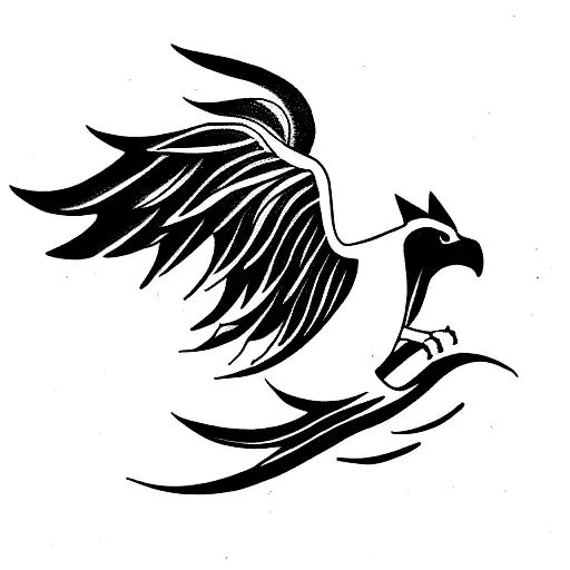 Griffin tattoo design idea