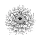 Chrysanthemum tattoo design idea