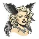 Marilyn Monroe tattoo design idea