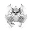 nightingale  tattoo design idea