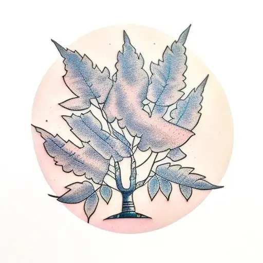 the birch tree tattoo design idea