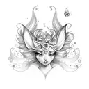 fada winx flora tattoo design idea