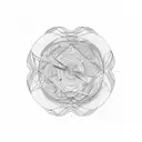 topographic map tattoo design idea