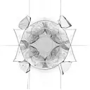 topographic map tattoo design idea