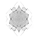 topographic map tattoo design idea