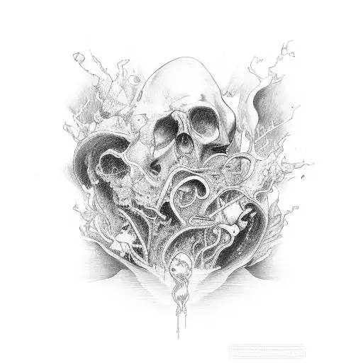 Everything happens for a reason tattoo design idea