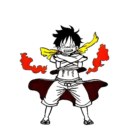 luffy tattoo design idea