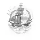 albanian 97 vlora ship tattoo design idea