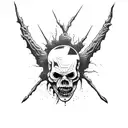 zombie tattoo design idea