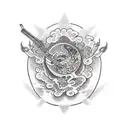 tank tattoo design idea