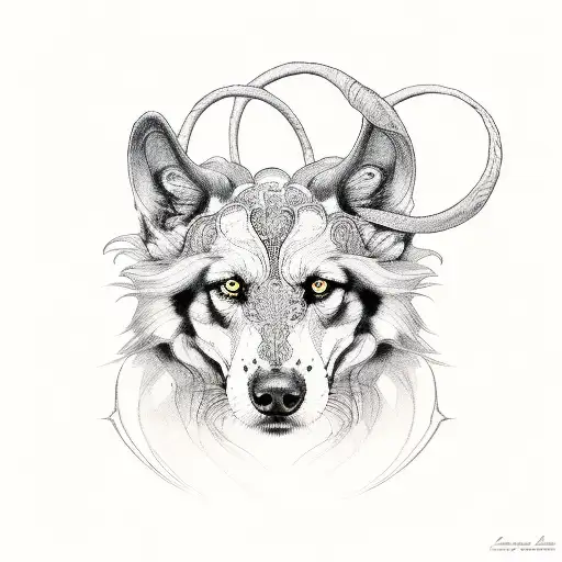 Cerberus tattoo design idea