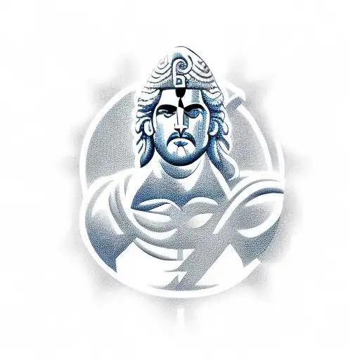 GREEK GOD ARES tattoo design idea