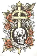fallen soldiers grave tattoo design idea