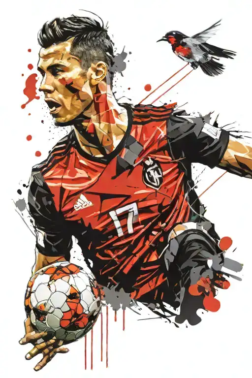 CR7  tattoo design idea
