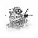 Saw Movie Cassette Tape tattoo design idea