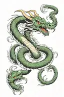 Shenron Dragon tattoo design idea
