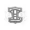 A heavy equipment vehicle with Montreal Canadiens logo on its side tattoo design idea