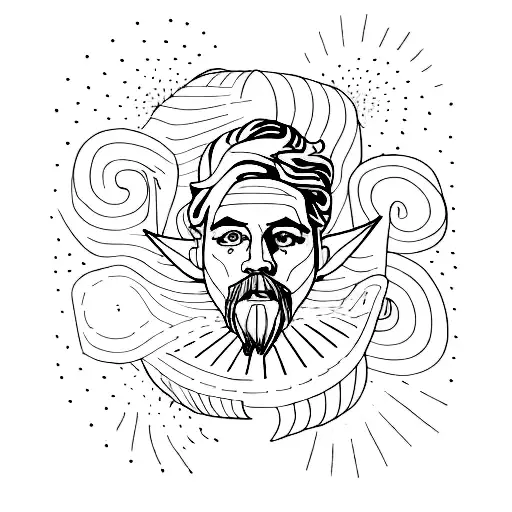 a drawing of the phrase 'anywhere the wind blows' from bohemian rhapsody tattoo design idea