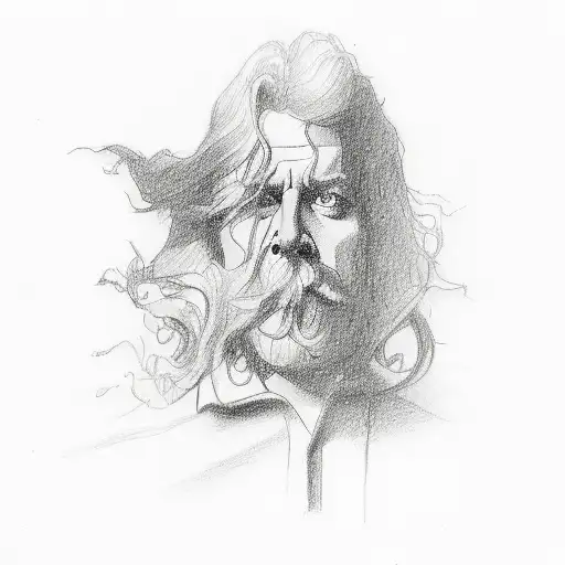 a drawing of the phrase 'anywhere the wind blows' from bohemian rhapsody tattoo design idea