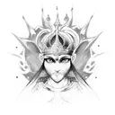 God Ashura with aura tattoo design idea