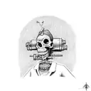 mechanic voodoo doll  tattoo design idea