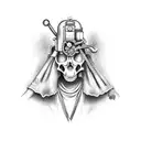 mechanic voodoo doll  tattoo design idea