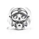 mechanic voodoo doll  tattoo design idea