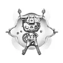 mechanic voodoo doll  tattoo design idea