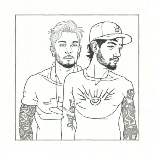 suicide boys rap group, 2006 year  tattoo design idea