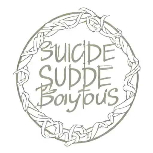 suicide boys rap group name, g59 wrapped around year 2006  tattoo design idea