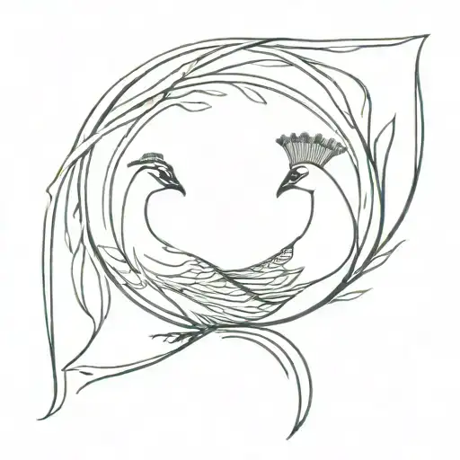 murugan vel peacocks features tattoo design idea