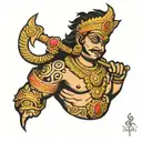 murugan vel tattoo design idea