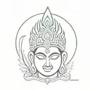 murugan vel tattoo design idea